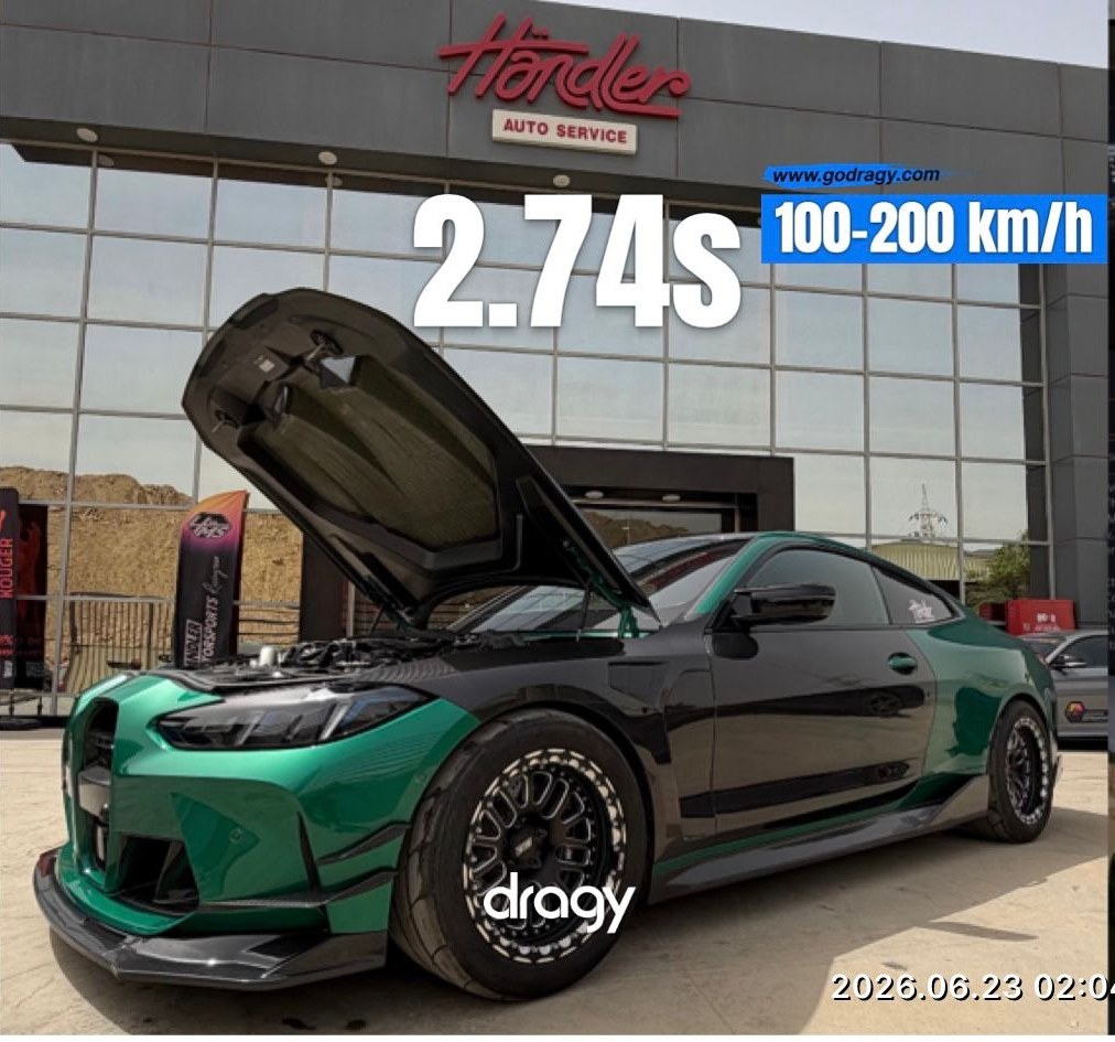 Händler Motorsports BMW M4 — 100–200 km/h in 2.74 s